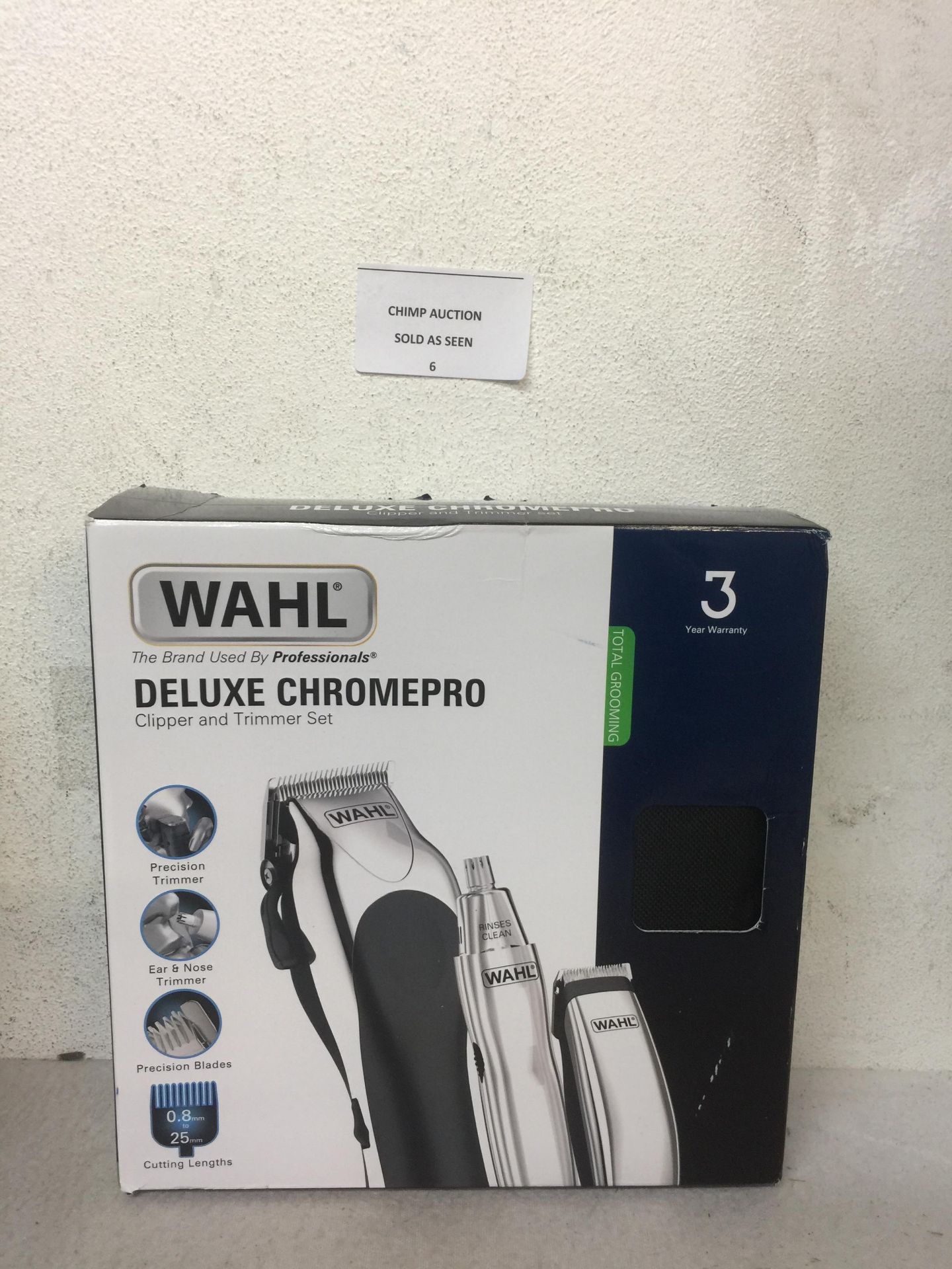 Wahl Chrome Pro Deluxe Mains Hair Clipper