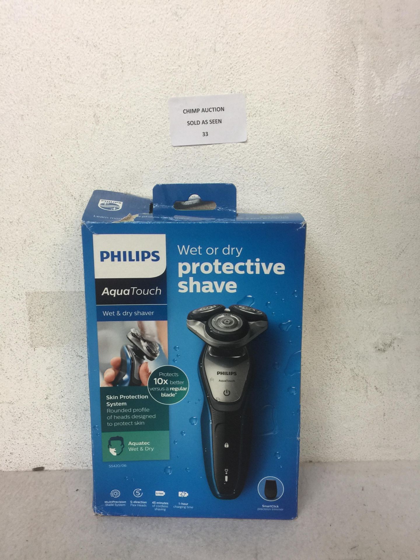 Philips Series 5000 Wet & Dry Men's Electric Shaver S5420/06 RRP £159.99