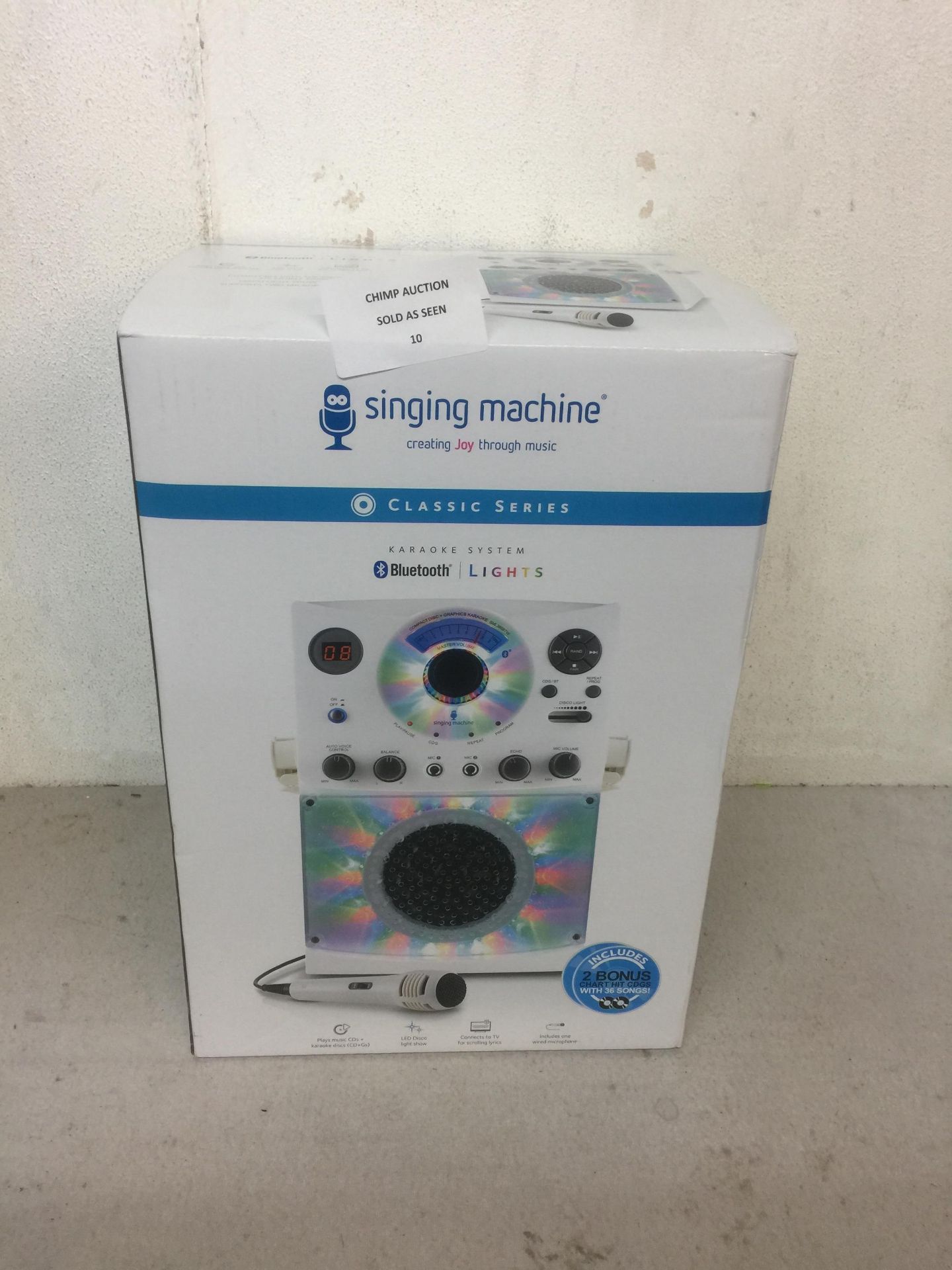 Singing Machine SML385 Karaoke Equipment with Bluetooth