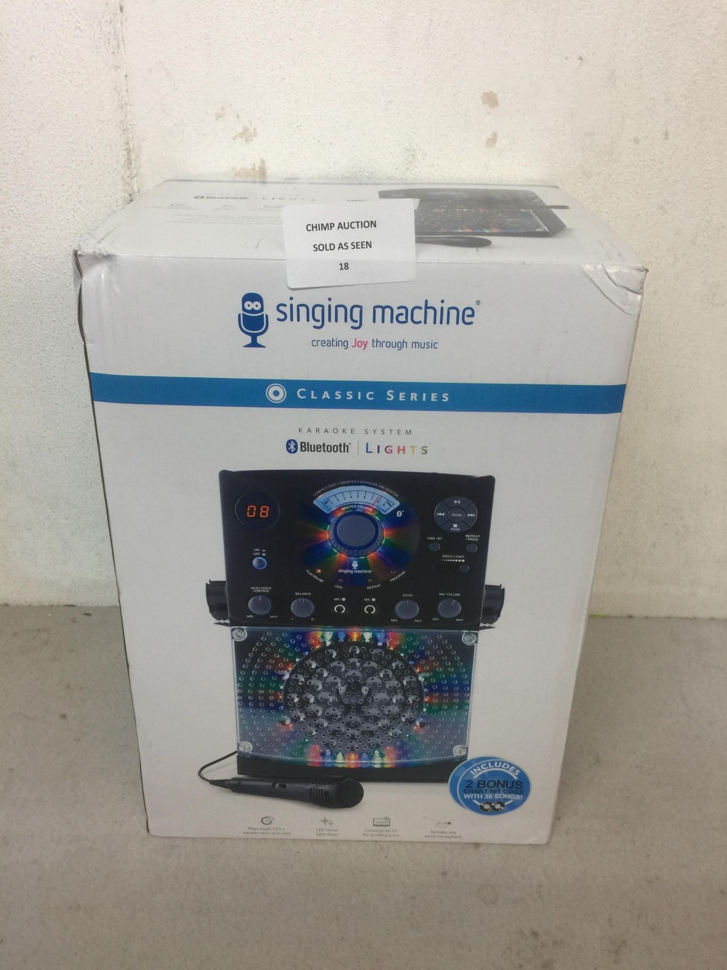 Singing Machine Karaoke SYSTEM with Bluetooth