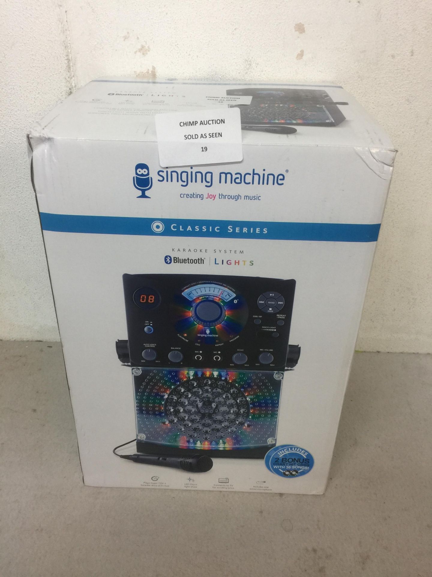 Singing Machine Karaoke SYSTEM with Bluetooth