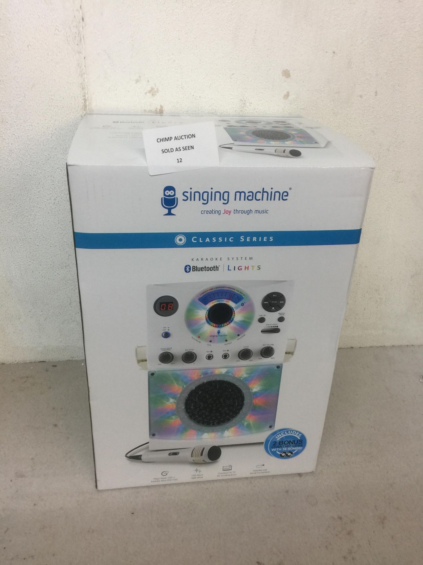 Singing Machine SML385 Karaoke Equipment with Bluetooth