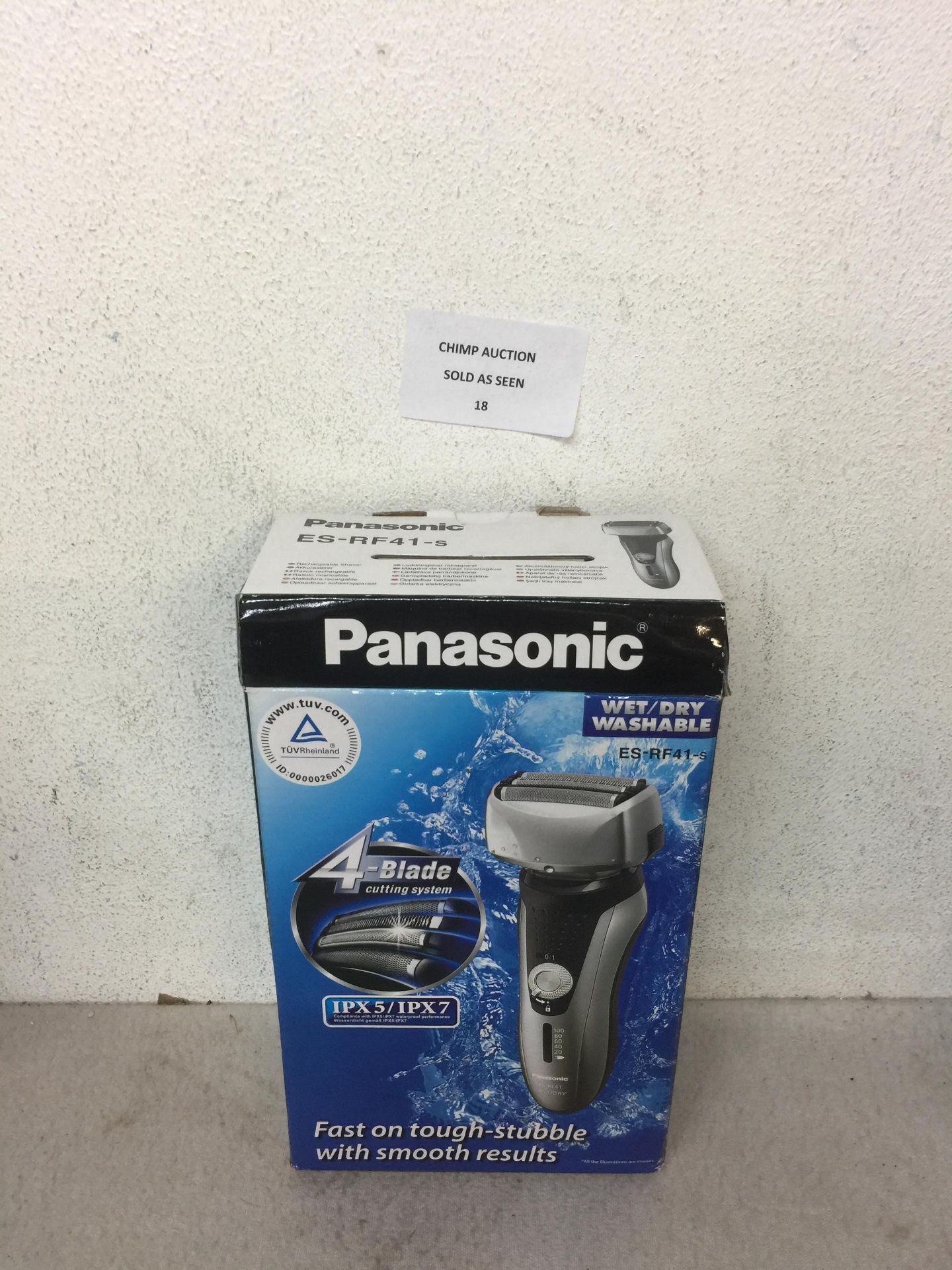 Panasonic ES-RF41 Rechargeable 4-Blade Electric Shaver