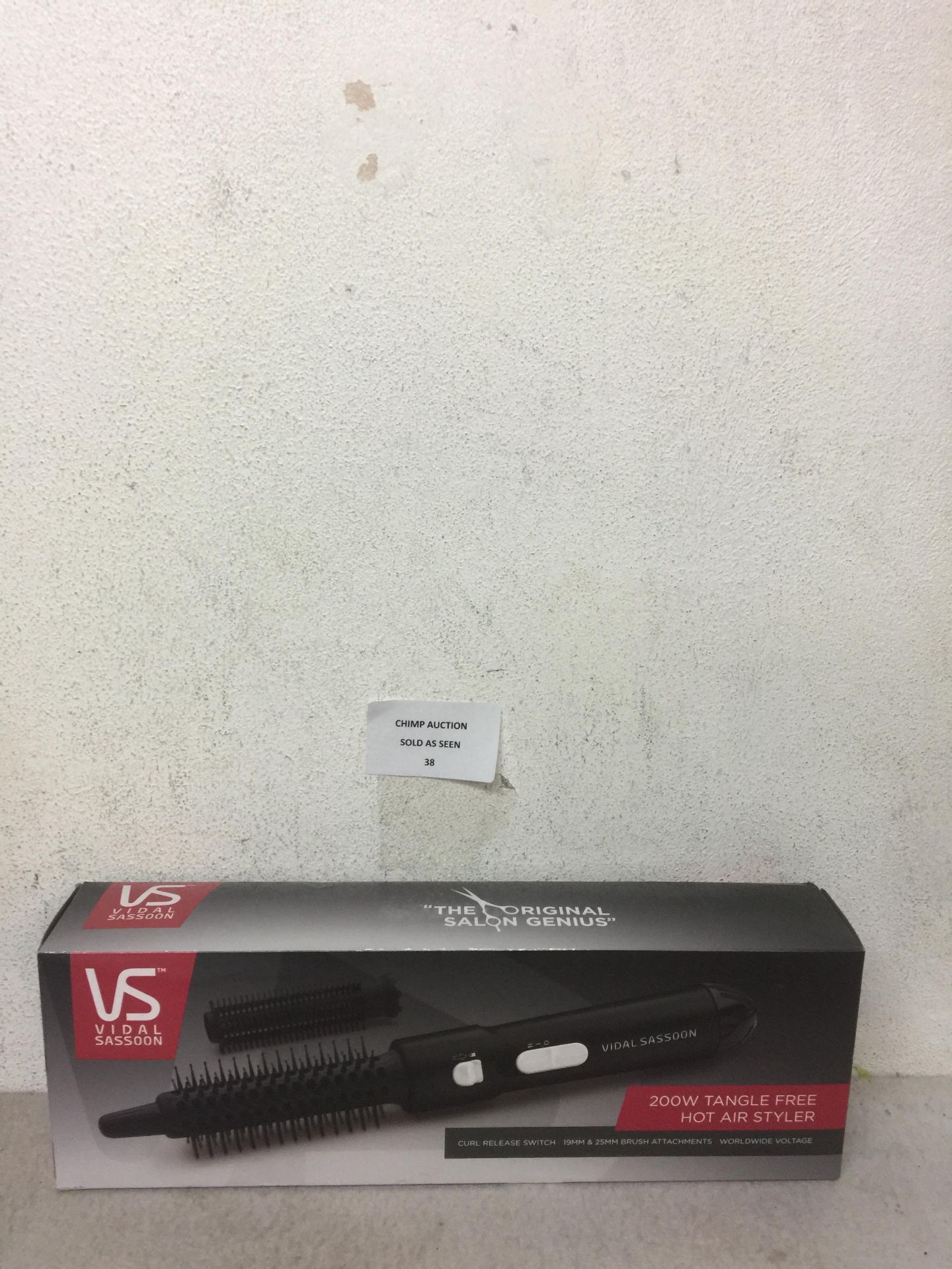 VS VIDAL SASSOON 200W TANGLE FREE HOT AIR STYLER