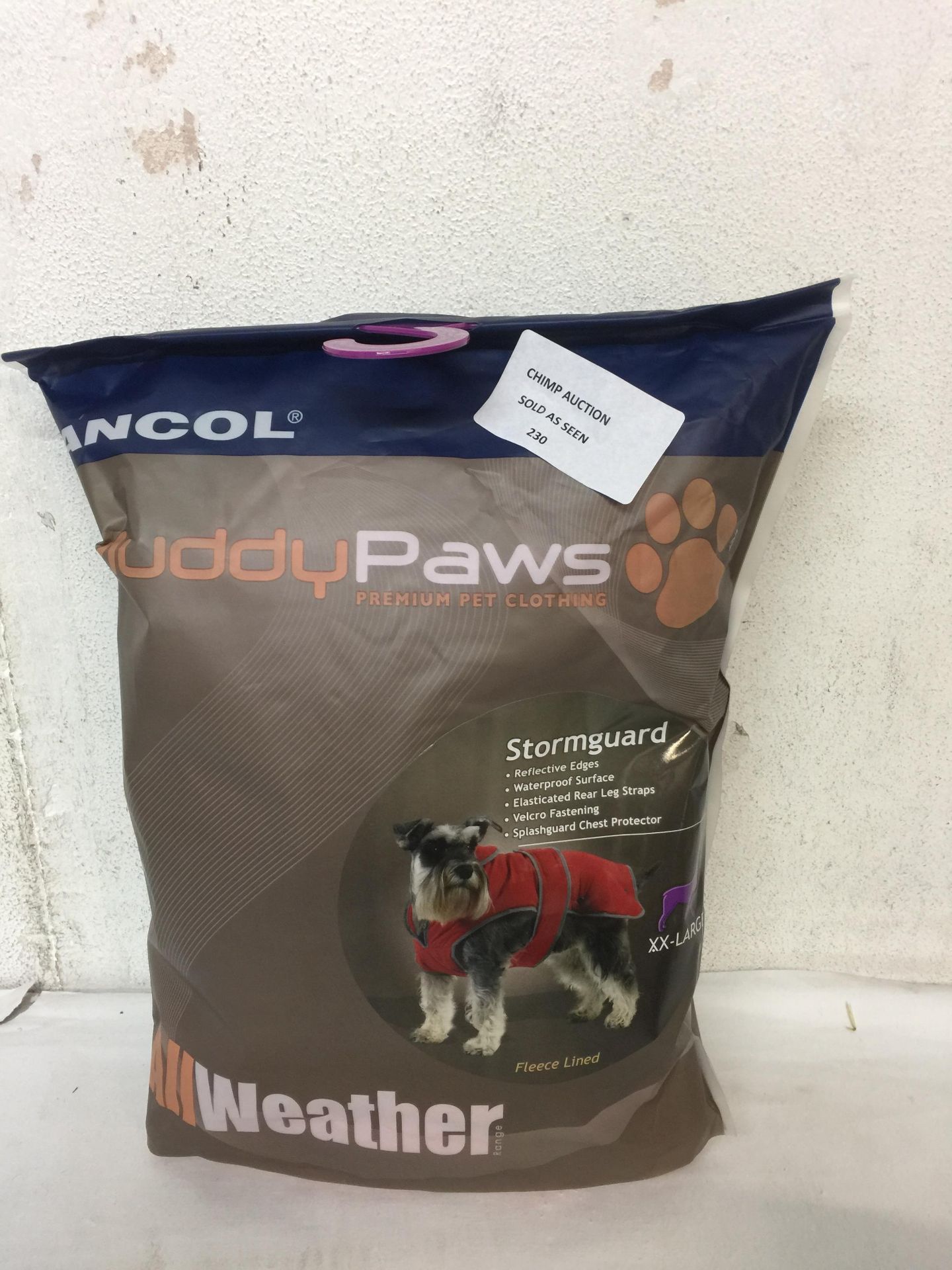 ANCOL MUDDY PAWS DOG FLEECE