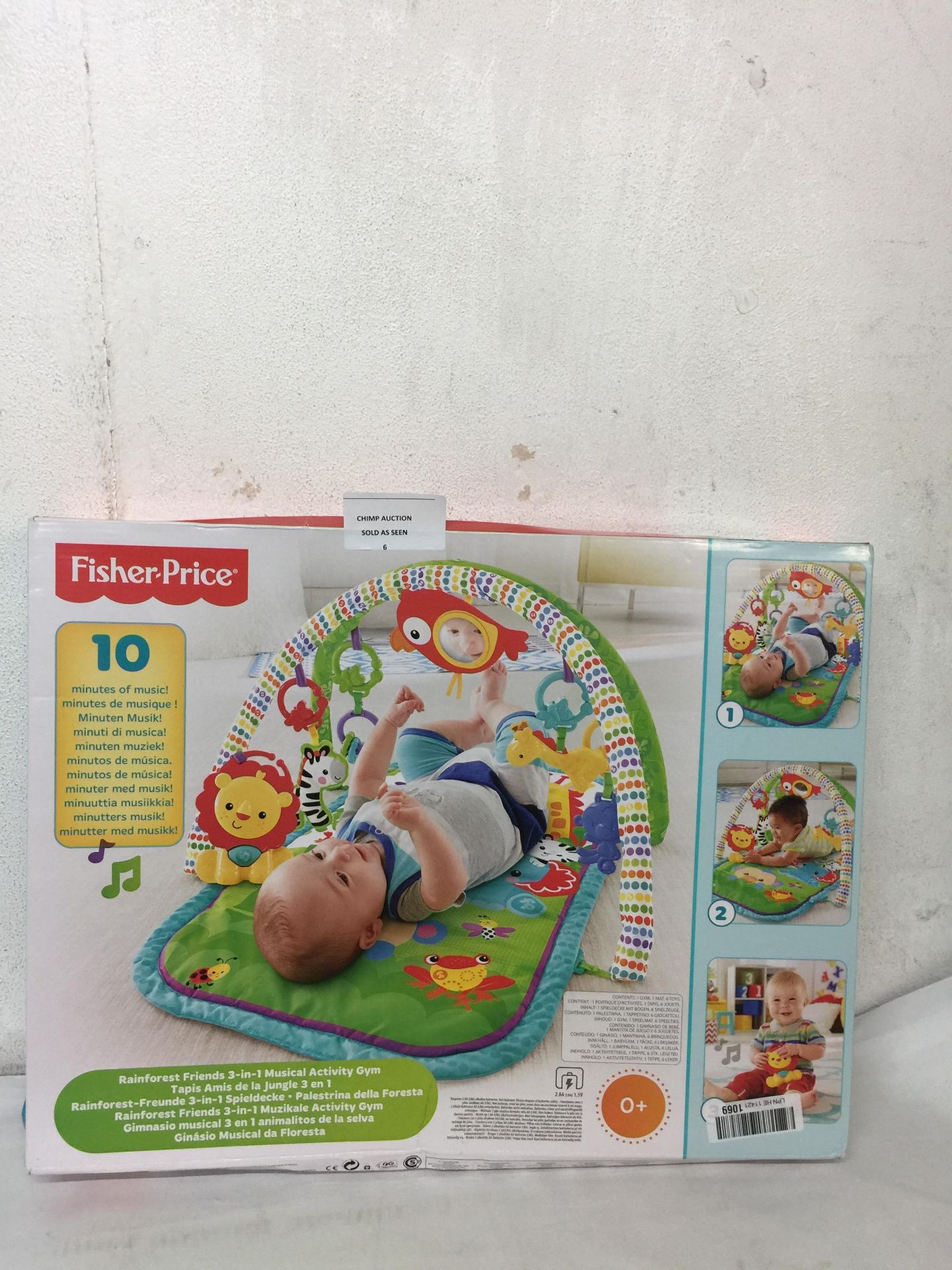 FISHER PRICE 3 IN 1 MUSICAL ACTIVITY GYM