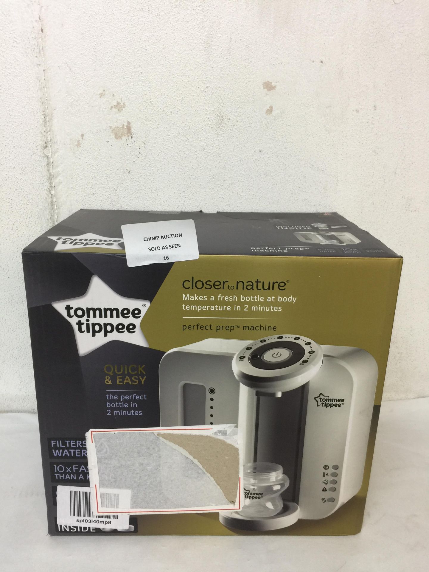 Tommee Tippee Closer to Nature Perfect Prep Machine RRP £119.99.