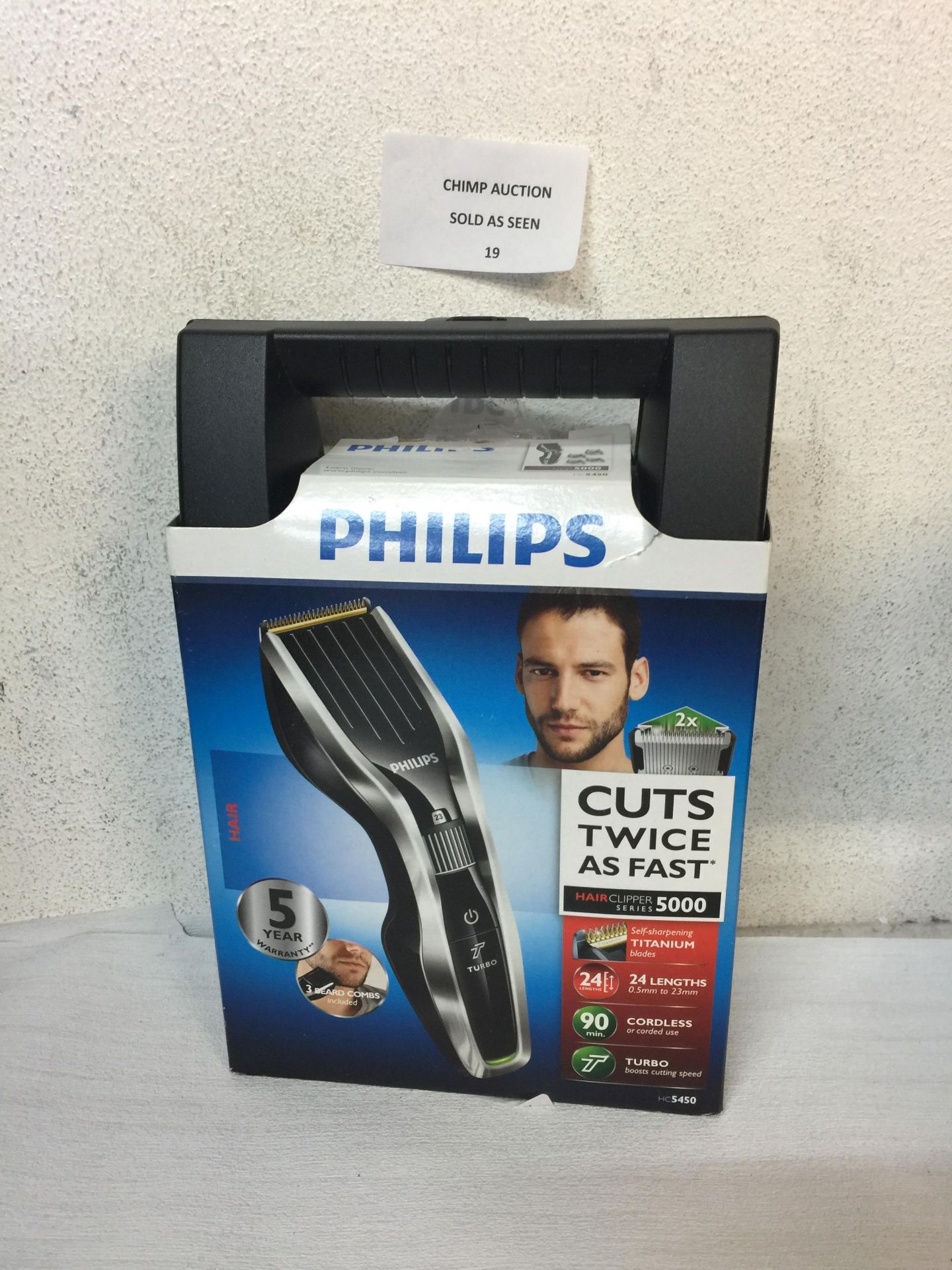 Philips Series 5000 Hair Clipper HC5450/83 with DualCut Technology