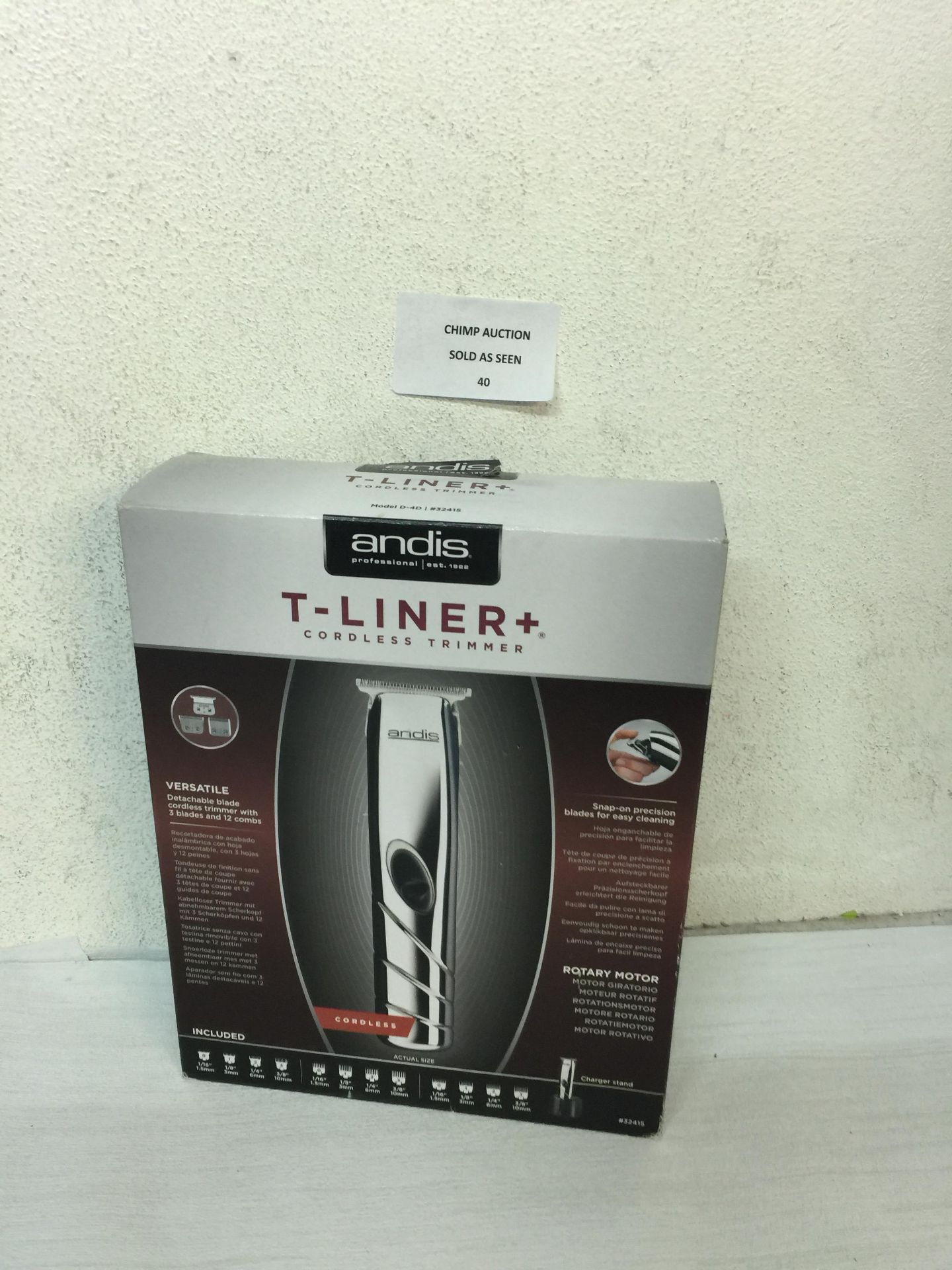 ANDIS T-LINER+ CORDLESS TRIMMER