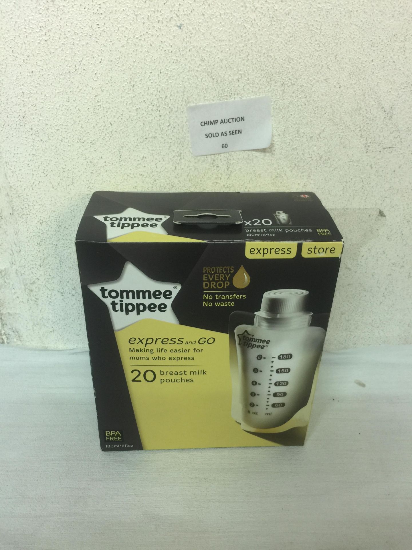 TOMMEE TIPPEE EXPRESS & GO BREAST MILK POUCHES