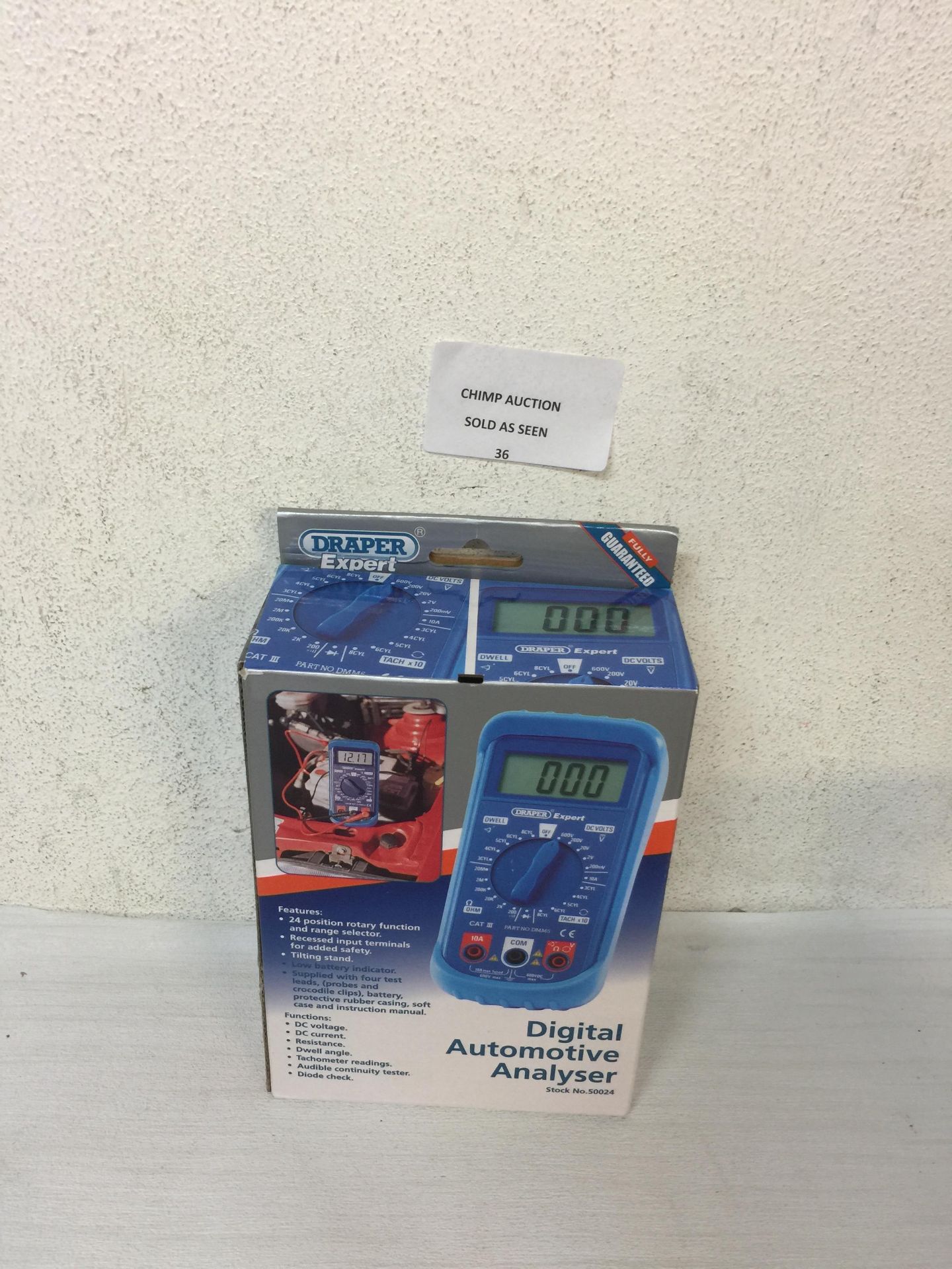 BRAND NEW Draper 50024 Digital Automotive Analyser