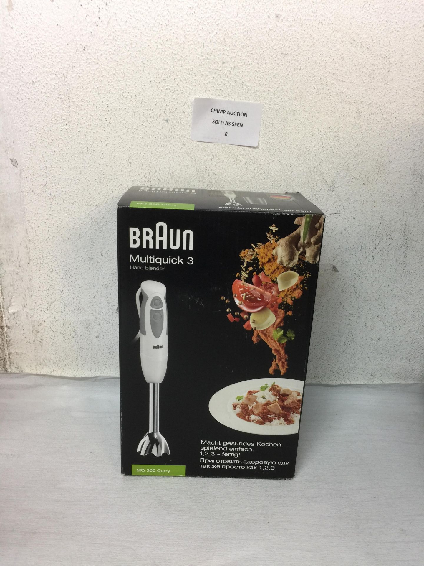 BRAND NEW Braun MQ300 Curry Hand Blender, 550 W