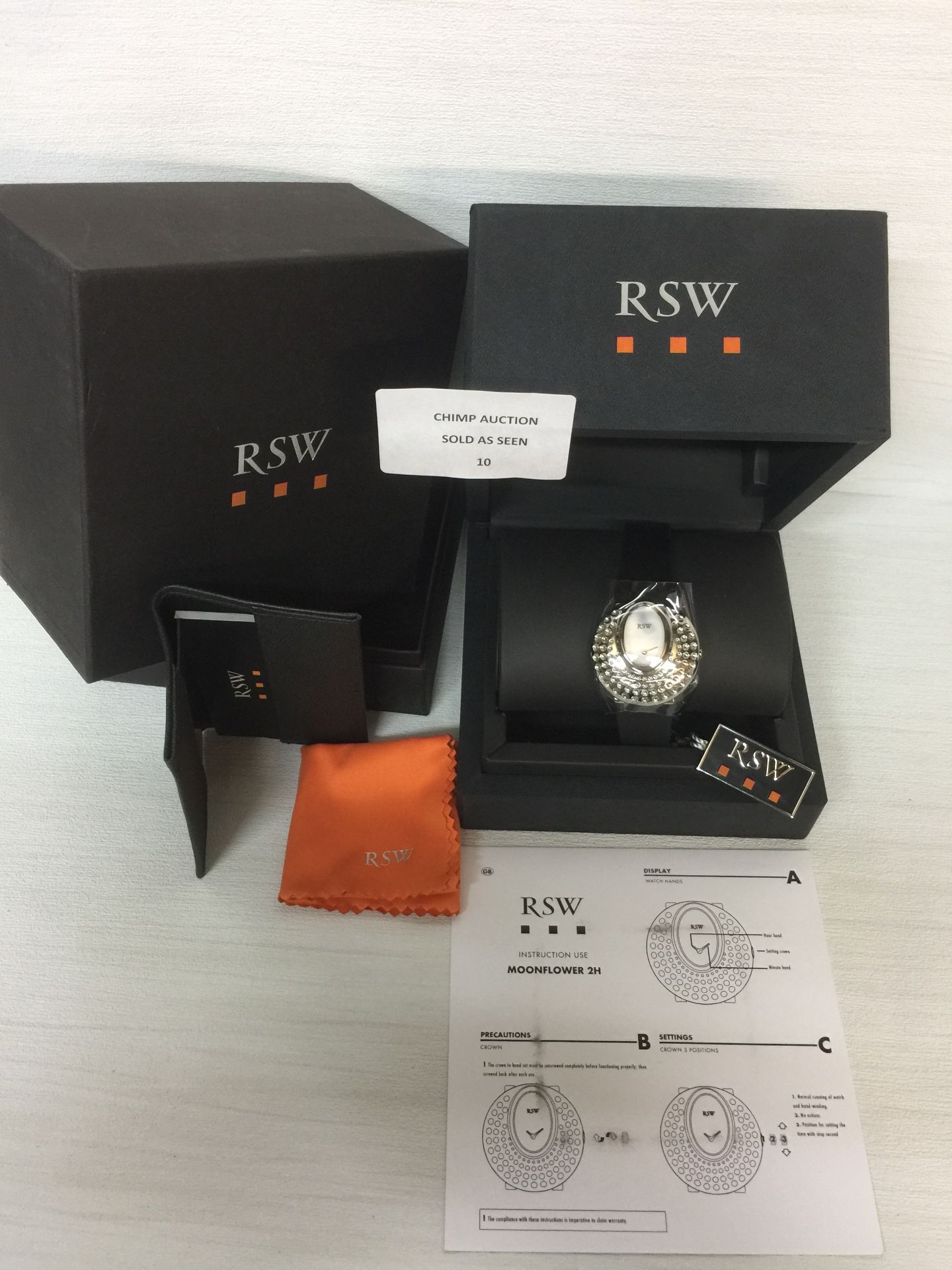 BRAND NEW Rsw 7130.BS.R1.Q22.00 Watch : Moonflower Series RRP £679.99