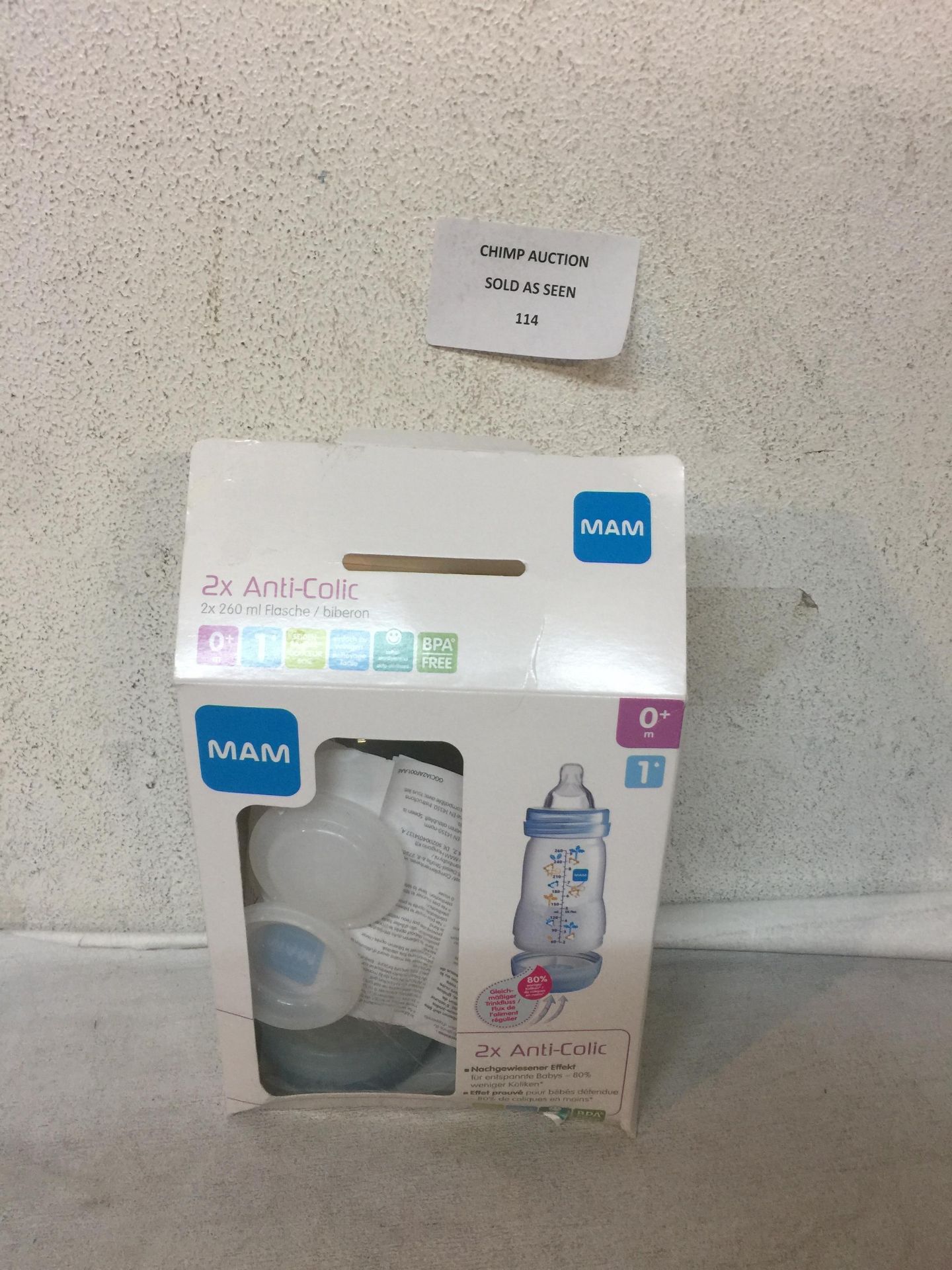 MAM 2X ANTI-COLIC FEEDING BOTTLES