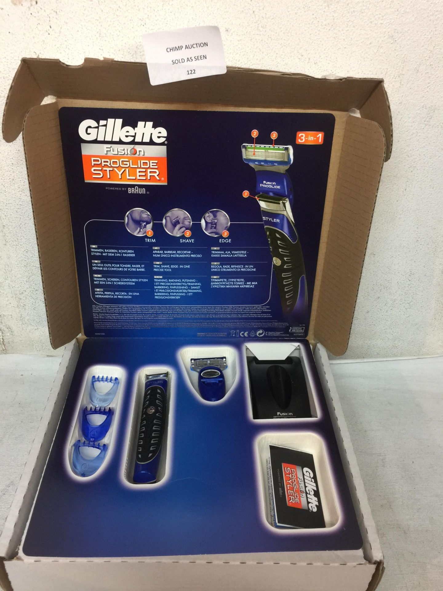 Gillette Fusion ProGlide Styler 3-in-1 (Razor, Beard Trimmer)