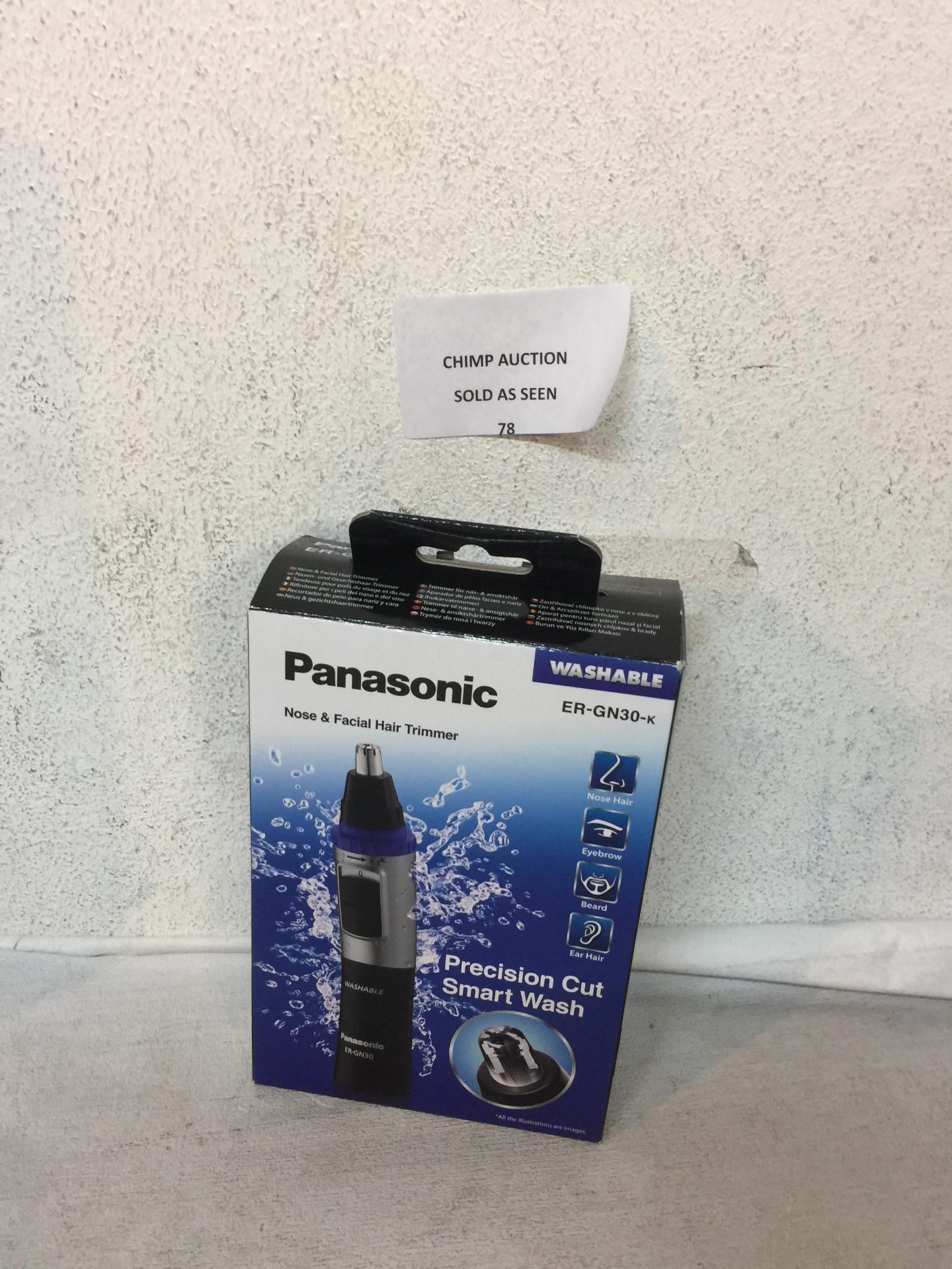 PANASONIC ER-GN30-K NOSE & FACIAL HAIR TRIMMER