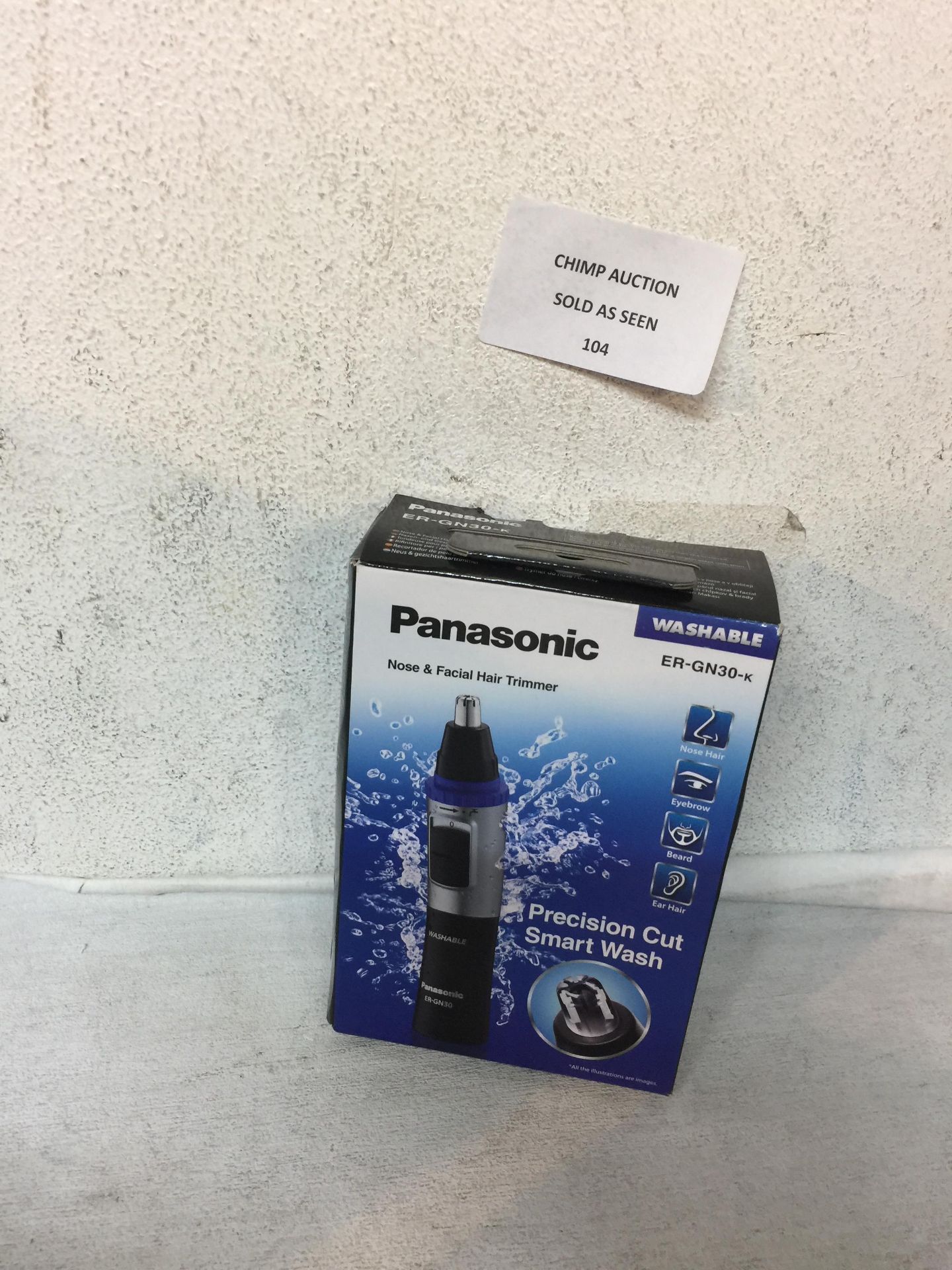 PANASONIC ER-GN30-K NOSE & FACIAL HAIR TRIMMER