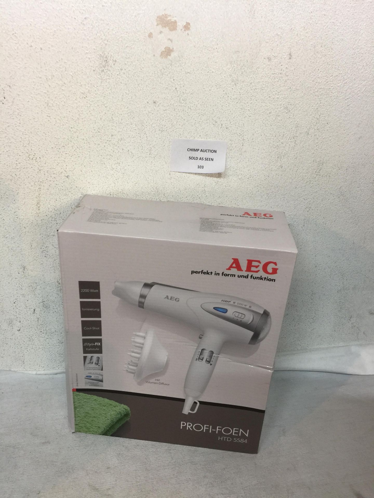 AEG PROFESSIONAL HAIR DRYER