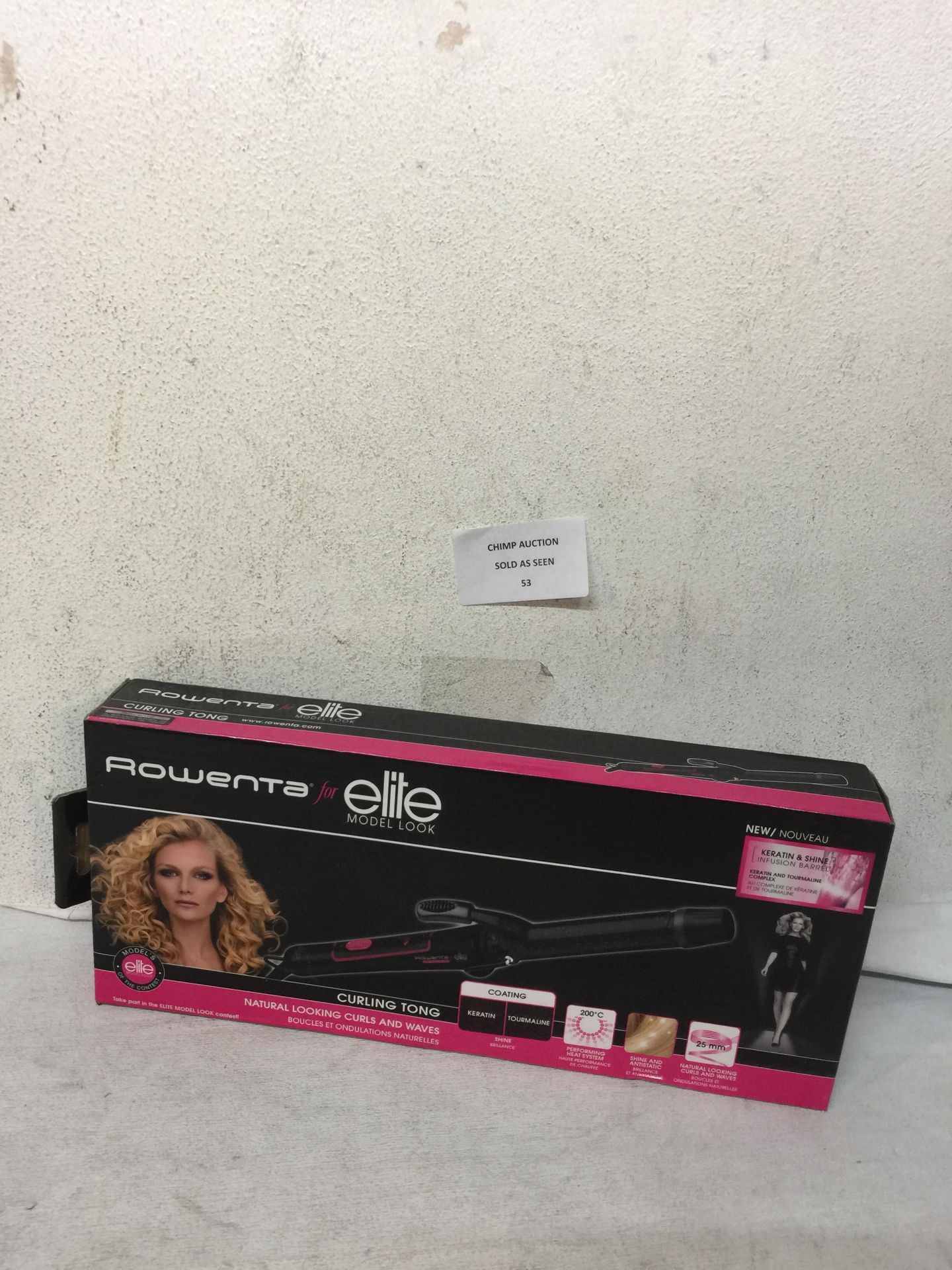 ROWENTA ELITE CURLING TONG