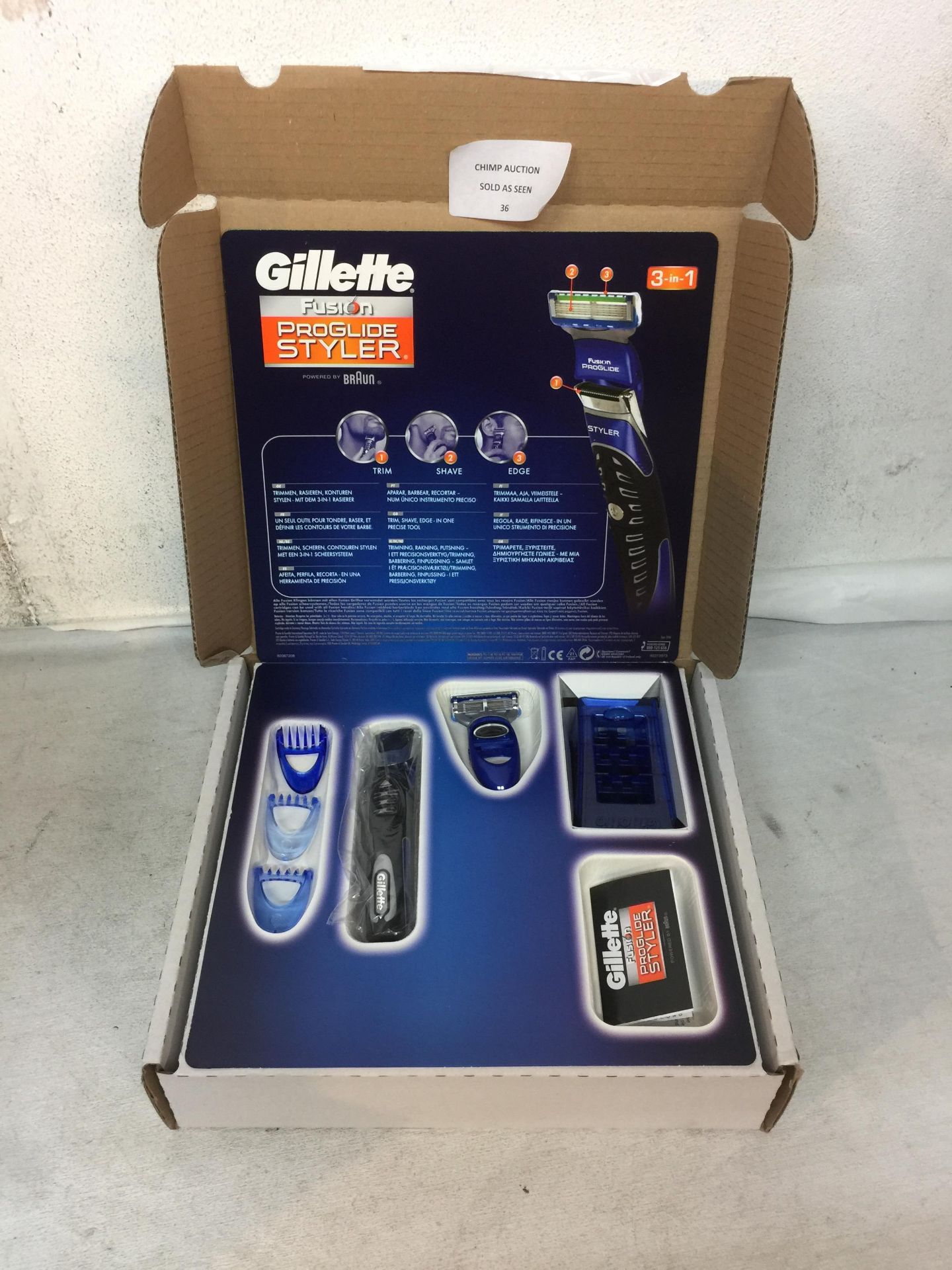 Gillette Fusion ProGlide Styler 3-in-1 (Razor, Beard Trimmer)