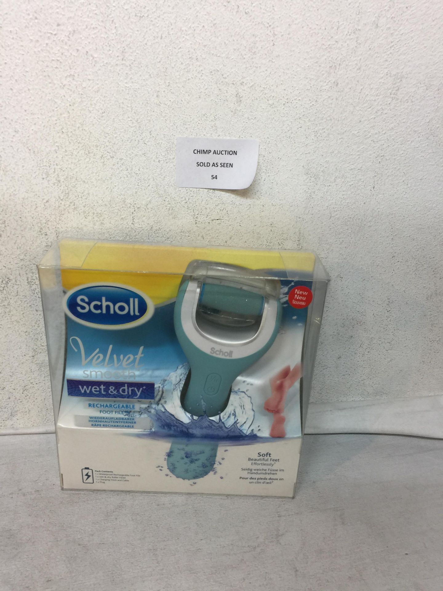 SCHOLL VELVET SMOOTH WET & DRY RECHARGEABLE PEDI