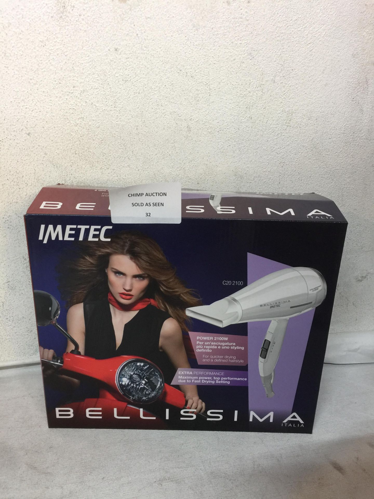 IMETEC BELLISSIMA ITALIA HAIR DRYER