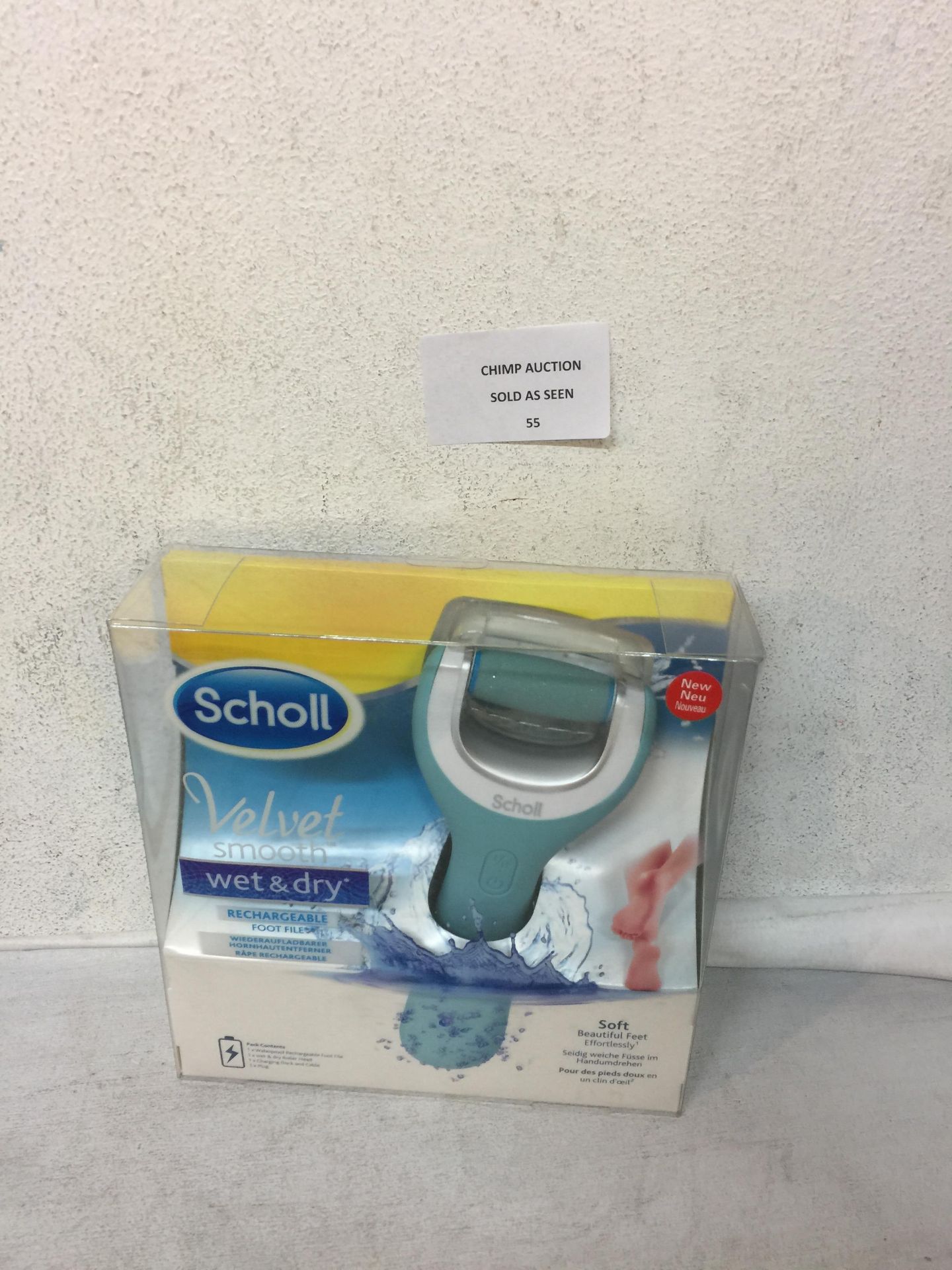 SCHOLL VELVET SMOOTH WET & DRY RECHARGEABLE PEDI