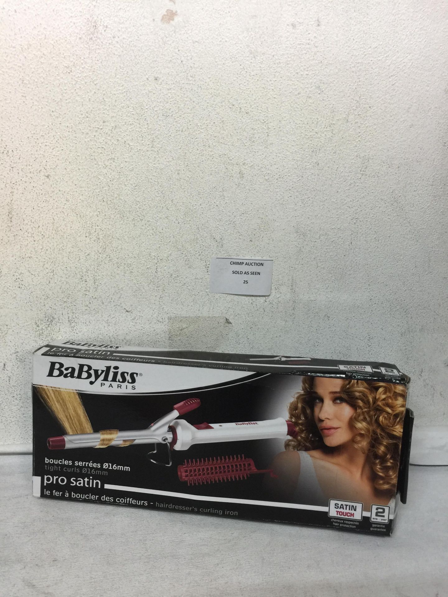 BABYLISS PARIS PRO SATIN HAIR CURLING IRON