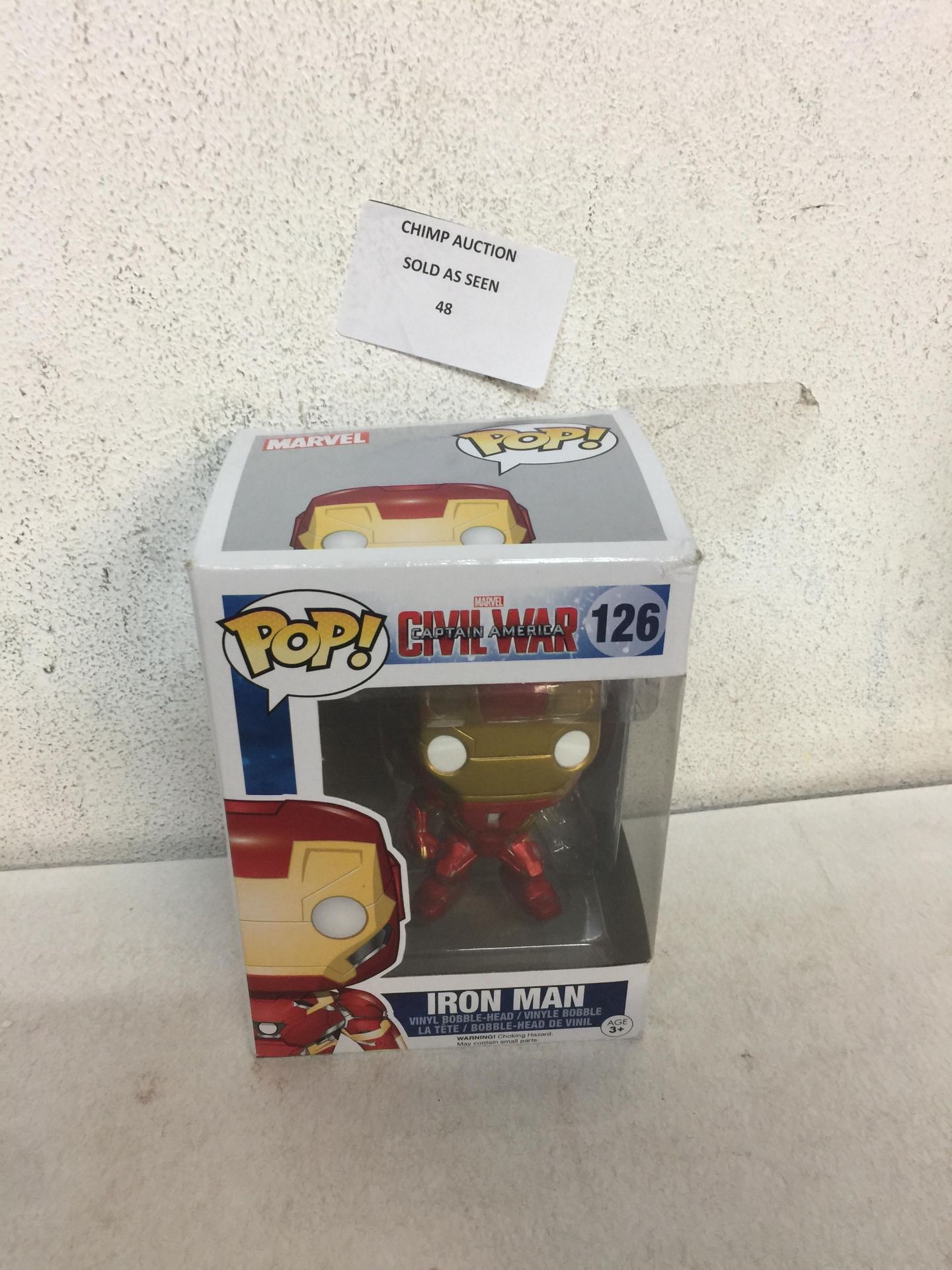 POP! MARVEL CIVIL WAR IRON MAN COLLECTOR'S FIGURE