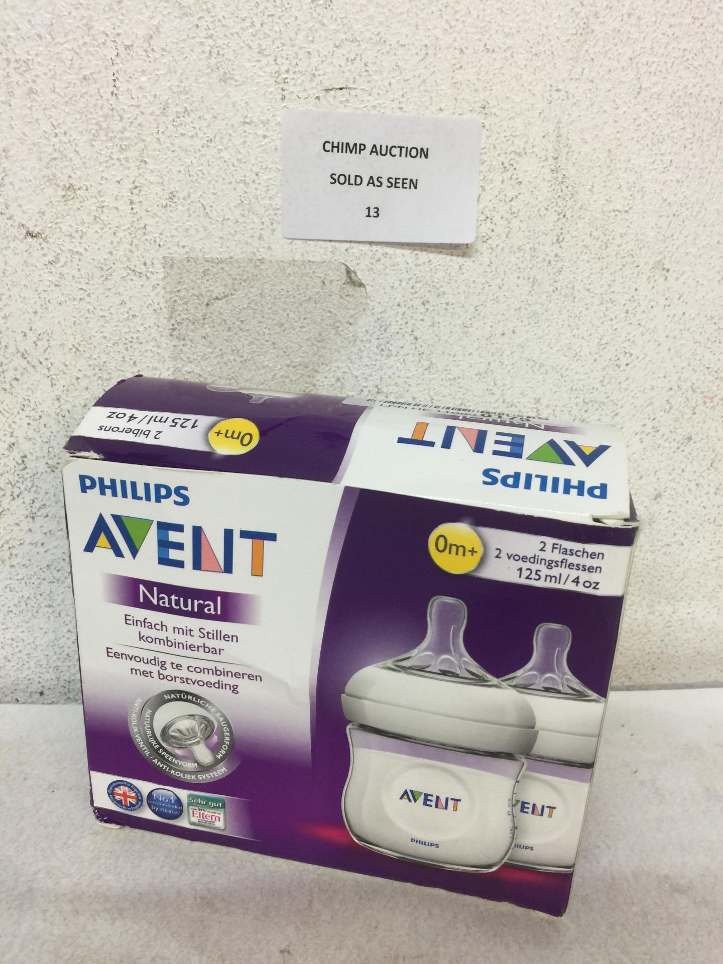 PHILIPS AVENT 2X FEEDING BOTTLES