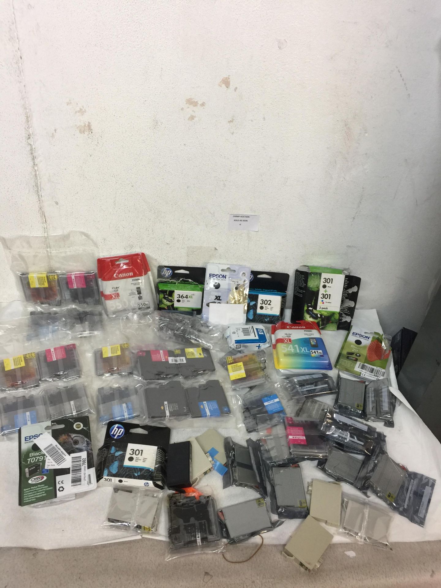 JOBLOT OF MIXED PRINTER CARTRIDGES