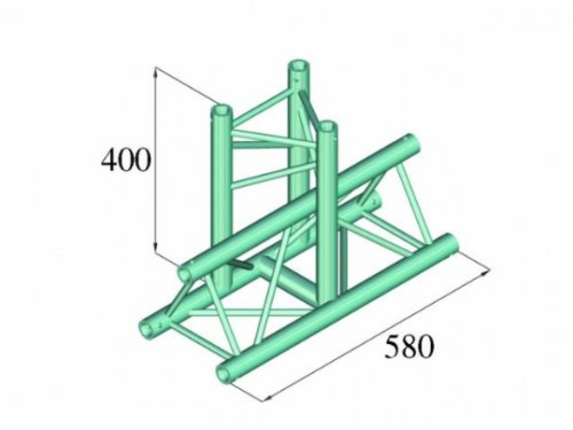 BRAND NEW Alutruss DQ3-Pat35 3-Way T-Piece 90 Degree Decolock