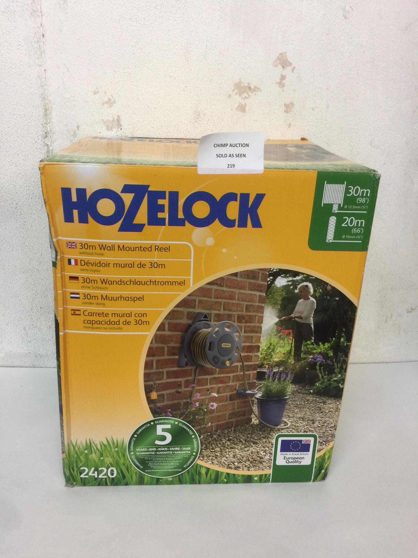 Hozelock 30m Wall Mounted Reel