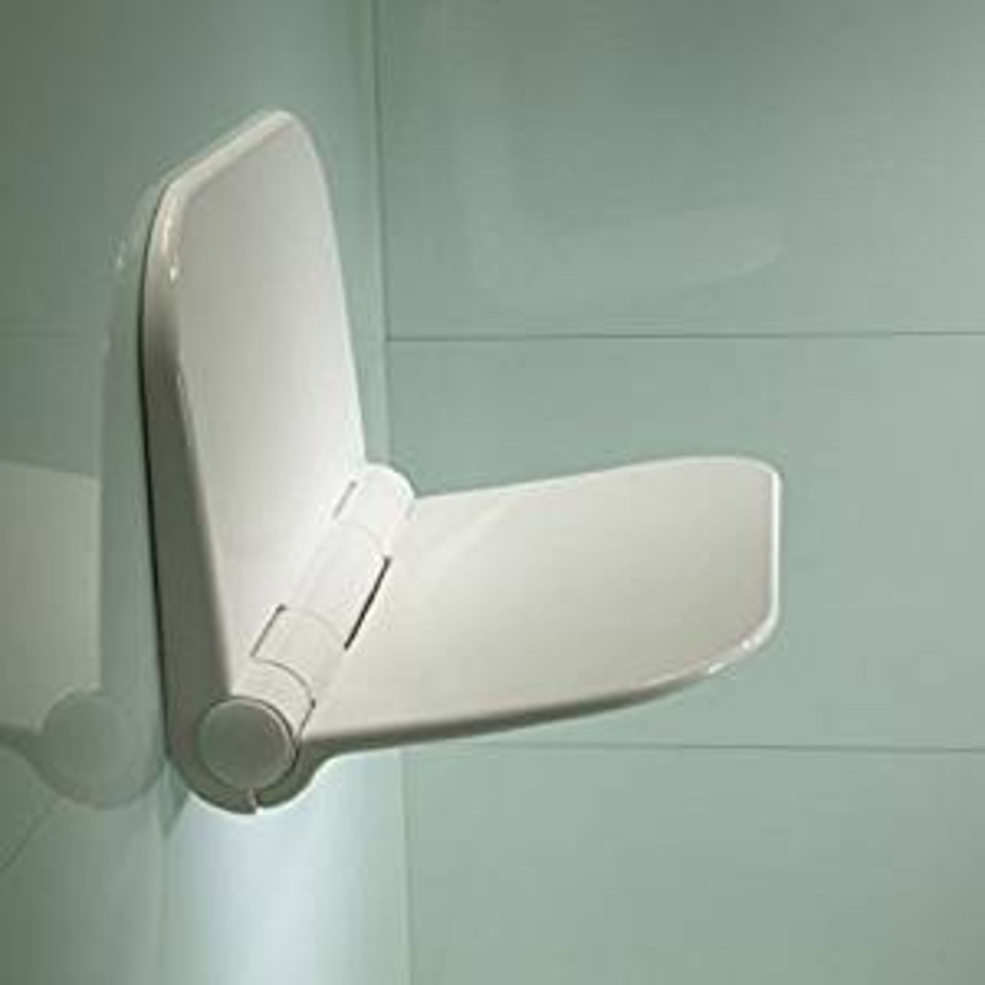 Disabled Wall Mounted Folding White Shower Seat