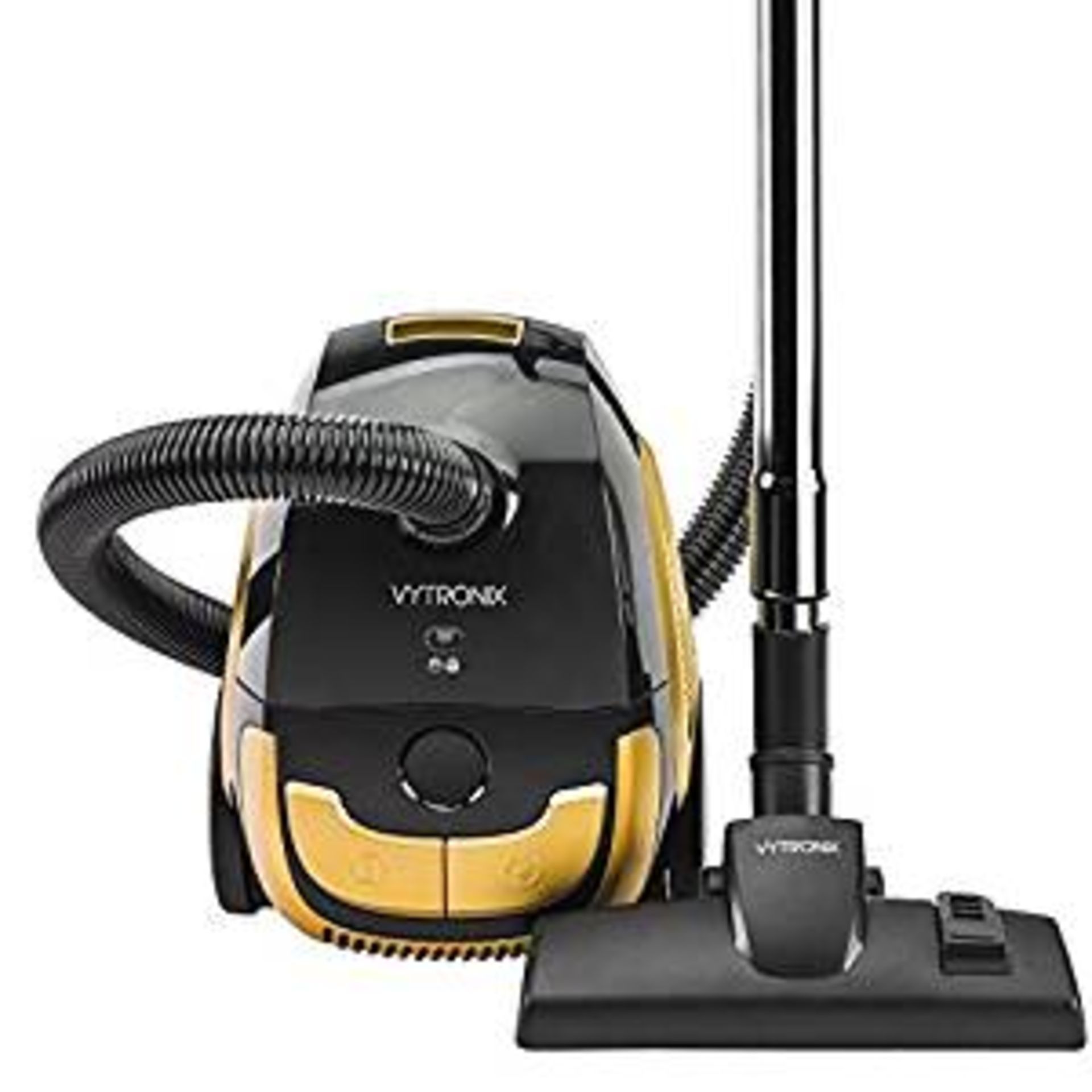 VYTRONIX BGGC01 1200w Compact Powerful Bagged Cylinder Vacuum Cleaner Hoover