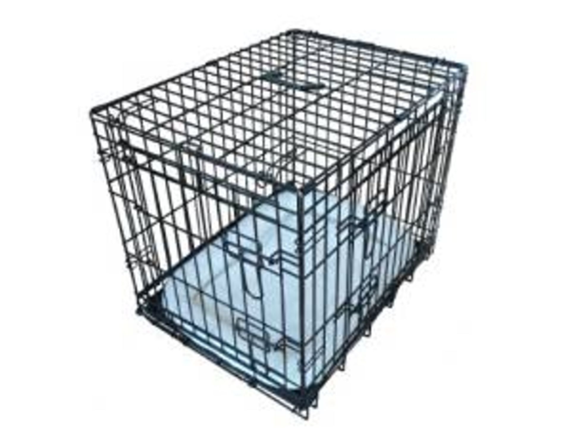 Ellie-Bo Deluxe Extra Strong 2 Door Folding Dog Puppy Cage