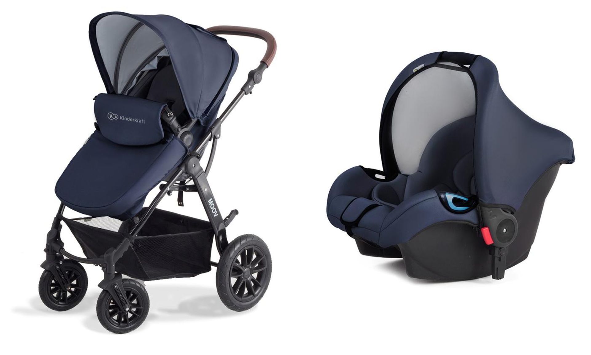 KinderKraft MOOV Stroller And Pram Body + Car Seat RRP £250