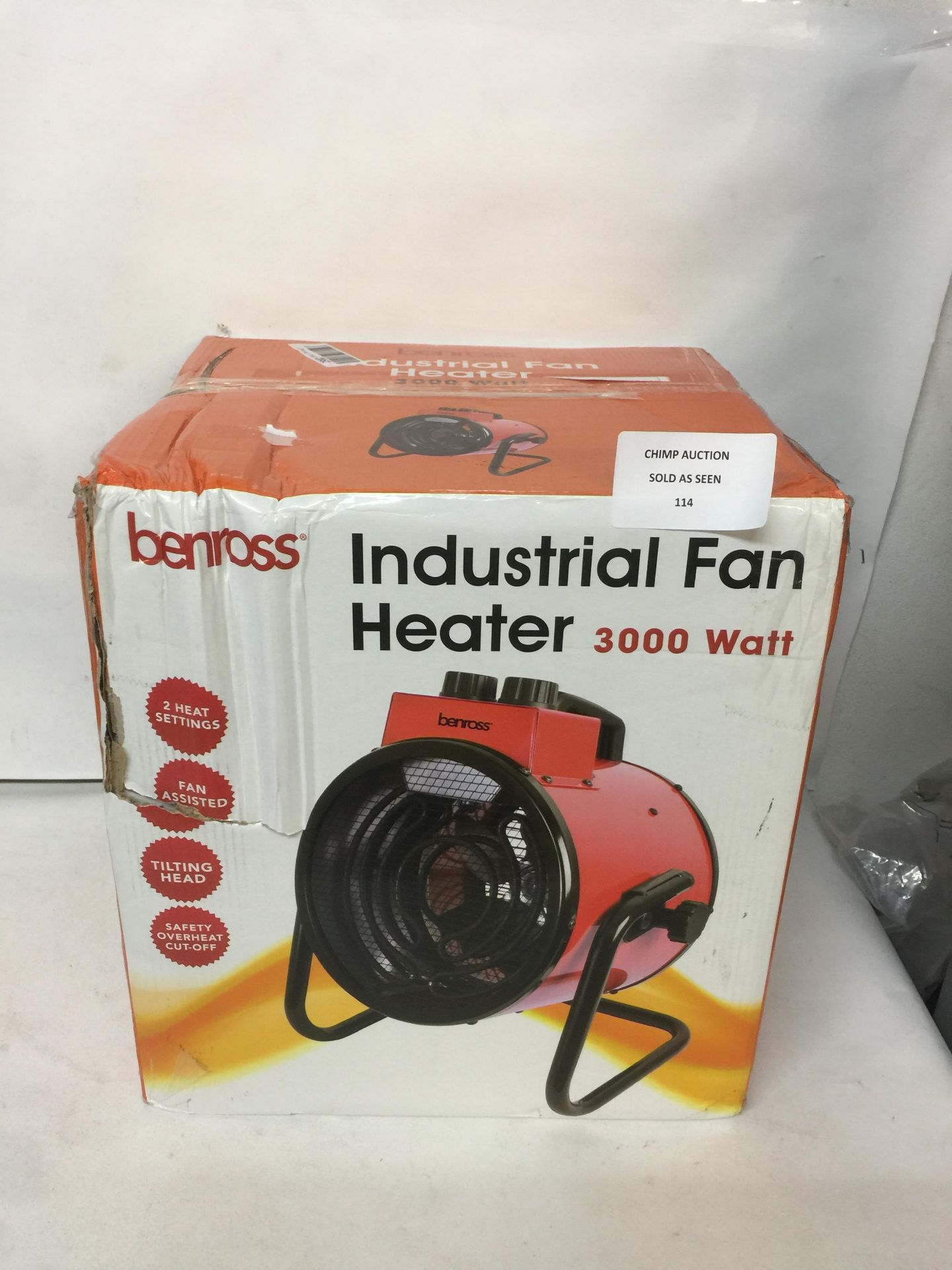 Benross Industrial Fan Heater