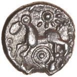 Old Basing. c.50-40 BC. Celtic silver unit. 11mm. 0.98g.