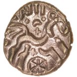 Catti Tree. c.AD 1-20? Celtic gold stater. 19mm. 5.23g.