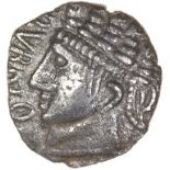Dubnovellaunos Pegasus. c.25BC-AD5. Celtic silver unit. 13mm. 0.92g
