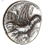 Eppillus Rex. c.20BC-AD1. Celtic silver unit. 11-13mm. 1.15g.