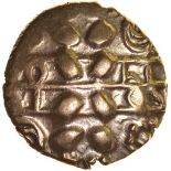 Volisios Dumnocoveros. c.AD35-40. Celtic gold stater. 19mm. 5.45g.