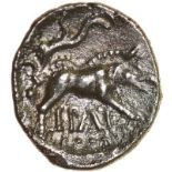 Epaticcus Victory. c.AD20-40. Celtic silver unit. 13mm. 1.29g.