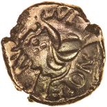 Volisios Dumnovellaunos. c.AD43-47. Celtic gold stater. 20mm. 4.72g.