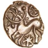 Walsingham Wonder. c.AD25-43. Celtic gold quarter stater. 9-11mm. 1.06g.