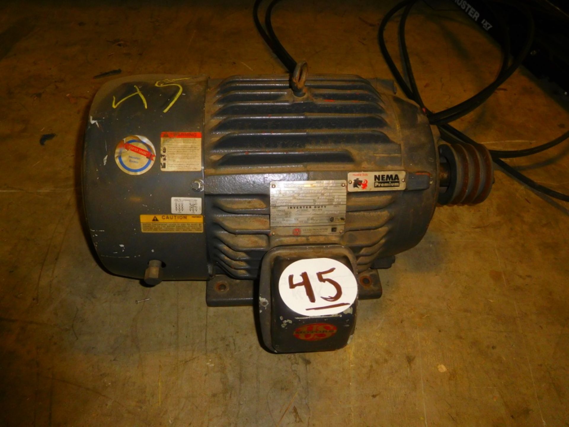 US Motors 10 HP Cat H10Y3B Model 638389 RPM 1130 Hz 60 3 Ph