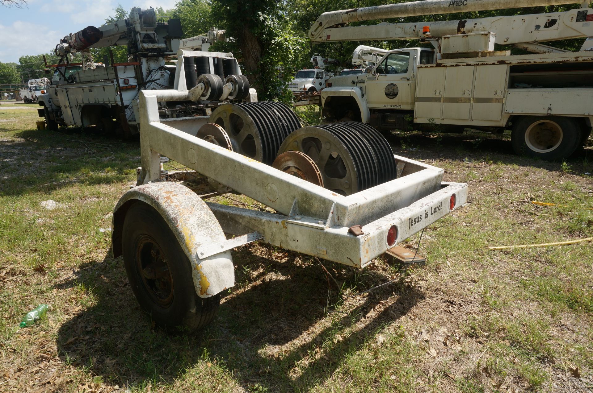 #1003 Pintle Hitch Peterson Pengo Spool Trailer 5000TR II