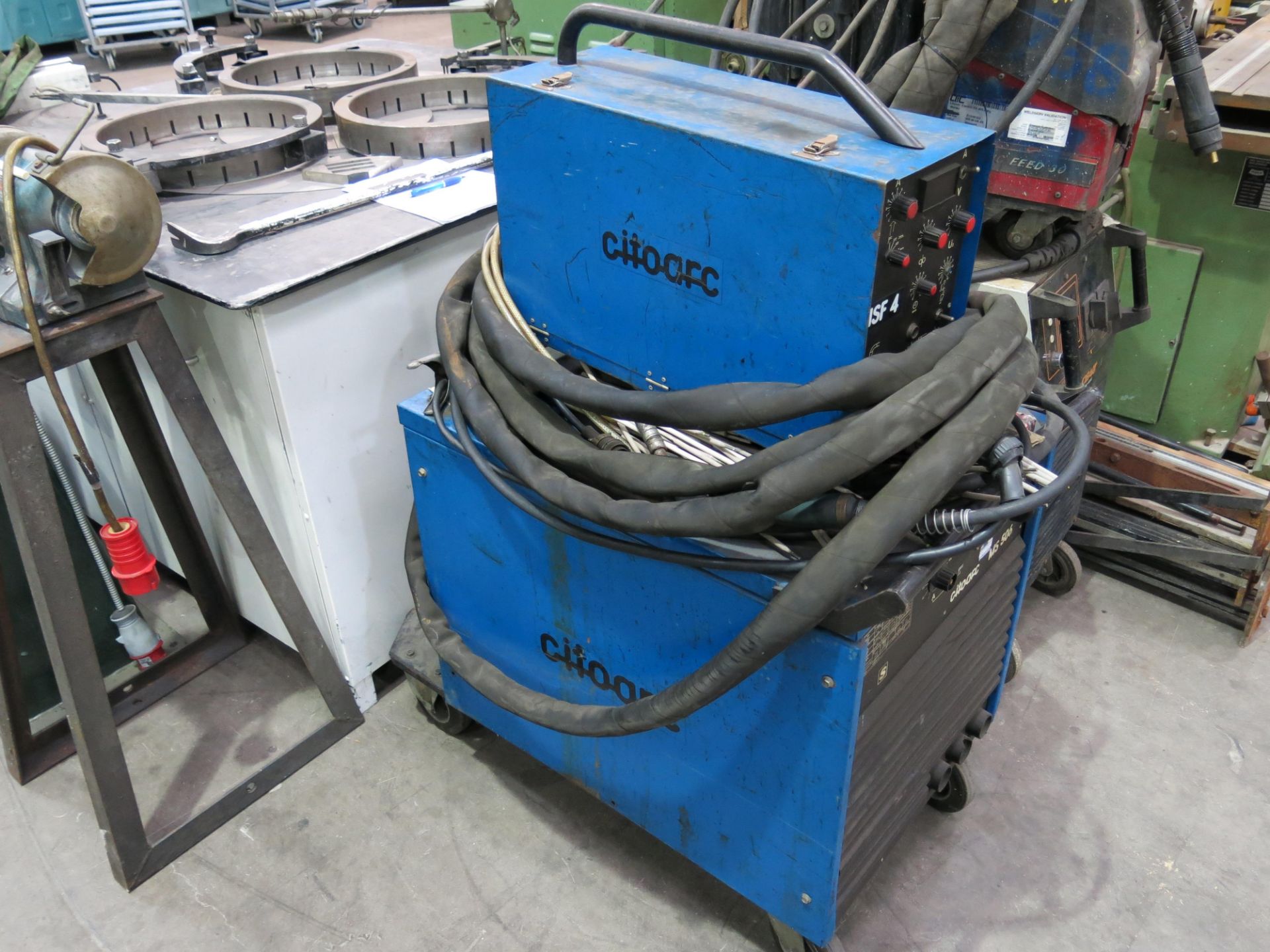 * A Citoarc 3PH MIG Welder, MS506 complete with MSF 4 wire feed. Please note there is a £5 + VAT - Image 4 of 5