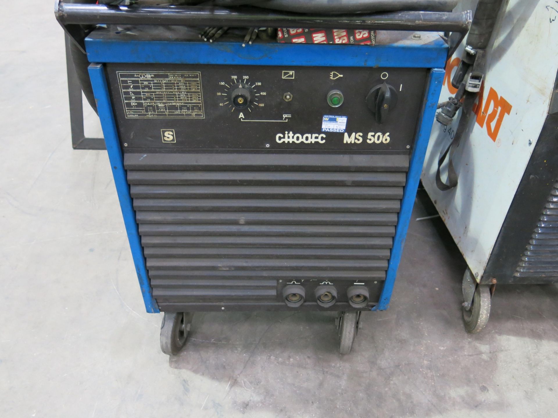 * A Citoarc 3PH MIG Welder, MS506 complete with MSF 4 wire feed. Please note there is a £5 + VAT - Image 2 of 5